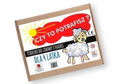 Czy to potrafisz? Pudełko do zabawy i nauki dla 4 latka