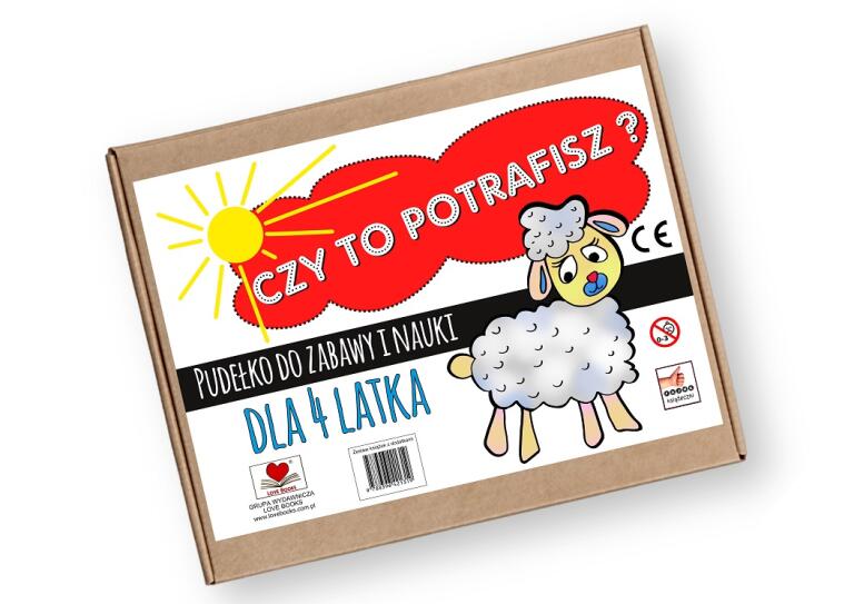 Czy to potrafisz? Pudełko do zabawy i nauki dla 4 latka