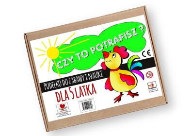 Czy to potrafisz? Pudełko do zabawy i nauki dla 5 latka