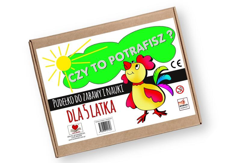 Czy to potrafisz? Pudełko do zabawy i nauki dla 5 latka