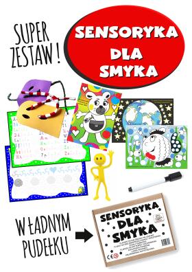 Sensoryka dla smyka. Zestaw edukacyjny dla dzieci