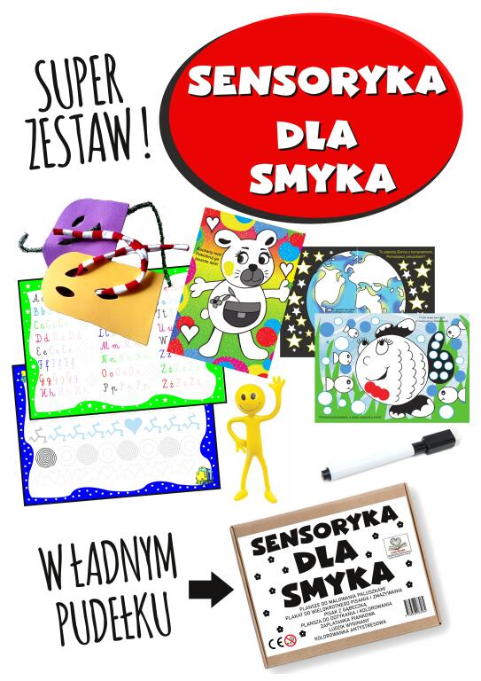 Sensoryka dla smyka. Zestaw edukacyjny dla dzieci