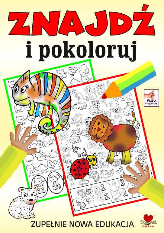 Znajdź i pokoloruj. Ukryte elementy