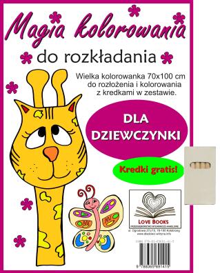 Kopia - Magia kolorowania do rozkładania. Dla dziewczynki