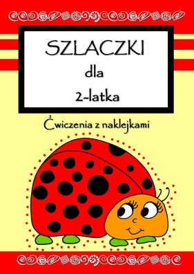 Szlaczki dla 2 latka. Ćwiczenia z naklejkami