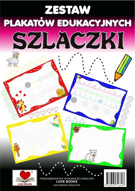 Szlaczki. Zestaw plakatów edukacyjnych. 