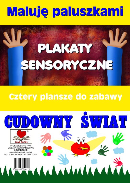 Plakaty sensoryczne. Maluję paluszkami. Cudowny świat (1)